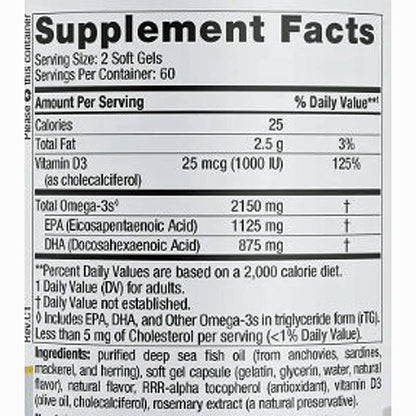 Supplement facts label for a dietary supplement with detailed nutritional information.