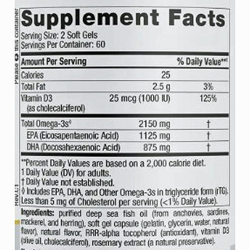 Nordic Naturals ProOmega 2000-D 120sg