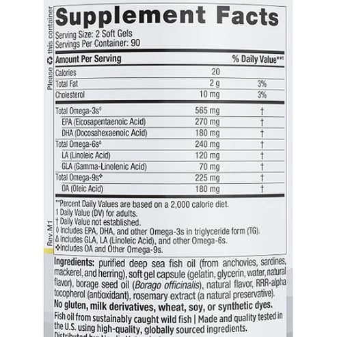 Nordic Naturals ProEFA 3.6.9 180 sg