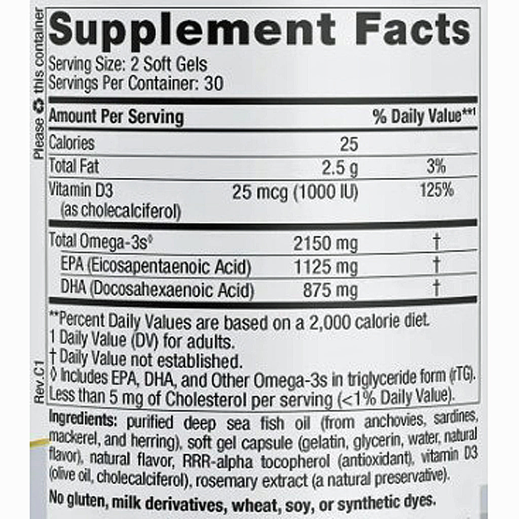 Nordic Naturals ProOmega 2000-D 60sg