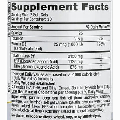 Nordic Naturals ProOmega 2000-D 60sg