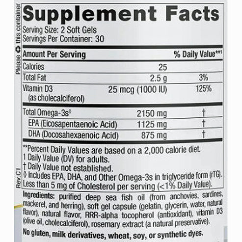 Nordic Naturals ProOmega 2000-D 60sg
