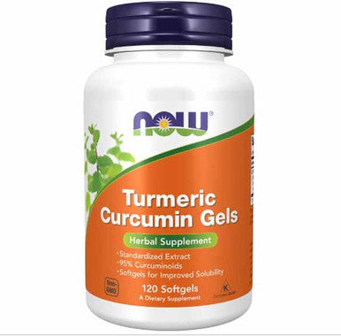 NOW Turmeric Curcumin Gels 120 softgels