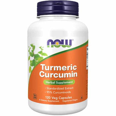 NOW Turmeric Curcumin 120 veg capsules