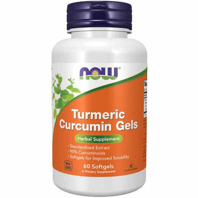 NOW Turmeric Curcumin Gels 60 softgels