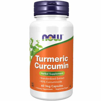 NOW Turmeric Curcumin 60 veg capsules
