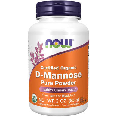 NOW D-Mannose Organic Powder 3 oz.