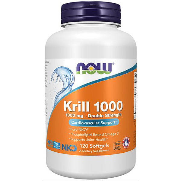 NOW Krill 1000mg (Double Strength) 120sg