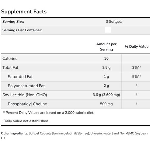 NOW Lecithin 1200mg (Non-GMO) 200sg