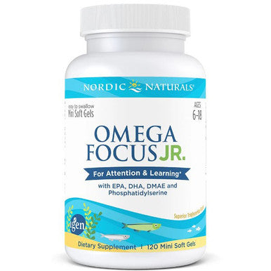 Nordic Naturals Omega Focus JR. 120 mini soft gels ***BEING REFORMULATED***