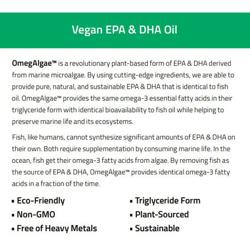 NuMedica OmegAlgae TG260 (NO CARRAGEENAN) 60sg