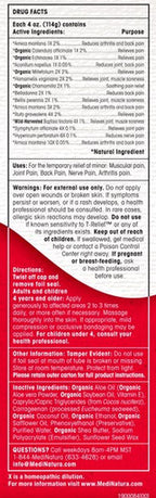 MediNatura T-Relief Pain Cream 4 oz.