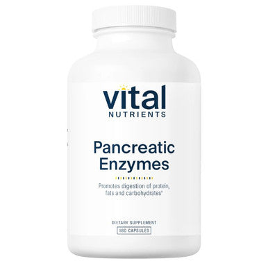 Vital Nutrients Pancreatic Enzymes 1000 mg (full strength) 180c