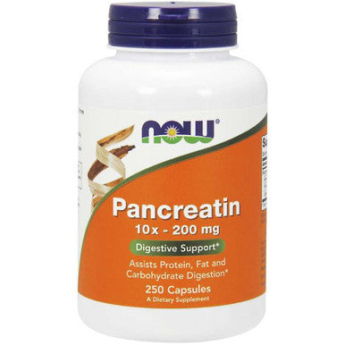 NOW Pancreatin 10x-200mg 250c