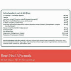 label ingredients for petdomain heart health 