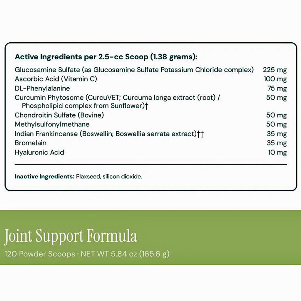 PetDomain Joint Support Formula Powder 5.84 oz (165.6g)