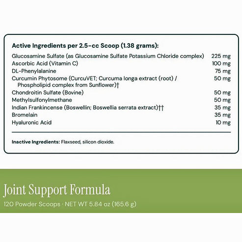 PetDomain Joint Support Formula Powder 5.84 oz (165.6g)