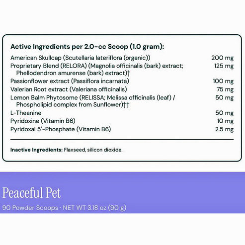 PetDomain Peaceful Pet Powder 3.18 oz (90g)