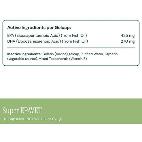 PetDomain SuperEPA Vet 90 capsules