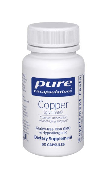 Pure Encapsulations Copper glycinate 60c