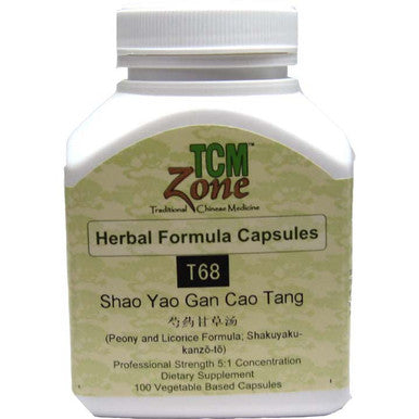 TCM Peony And Licorice Formula - T68C Shao Yao Gan Cao Tang 100vc