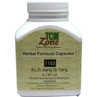TCM Perilla fruit Formula for Directing Qi Downward - T165C Su Zi Jiang Qi Tang 100vc