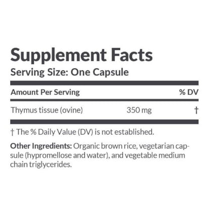 Professional Formulas Pure Thymus 60c