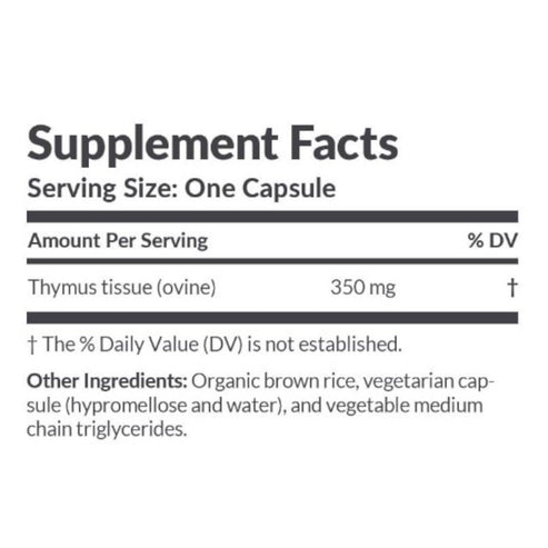 Professional Formulas Pure Thymus 60c