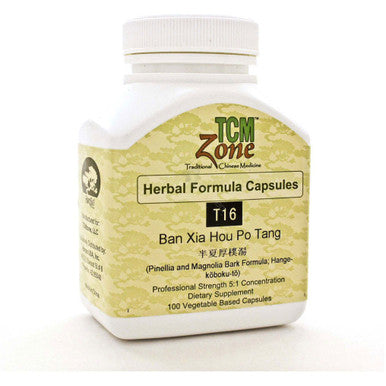 TCM Pinellia and Magnolia Bark Formula - T16C Ban Xia Hou Po Tang 100vc