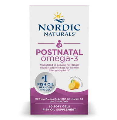 Nordic Naturals Postnatal Omega-3 (Lemon) 60sg