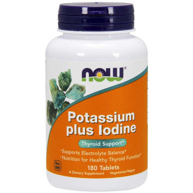 NOW Potassium Plus Iodine 180t