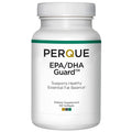 Supplement bottle labeled 'PERQUE EPA/DHA Guard' on a white background