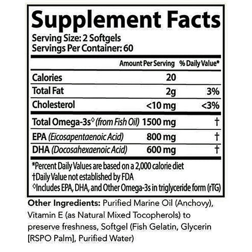 Pure Essentials Ultra Omega 120 softgels