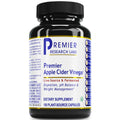 Bottle of Premier Research Labs Apple Cider Vinegar capsules on a white background