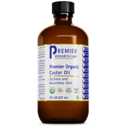 Premier Research Labs Castor Oil (Organic), Premier 8 oz