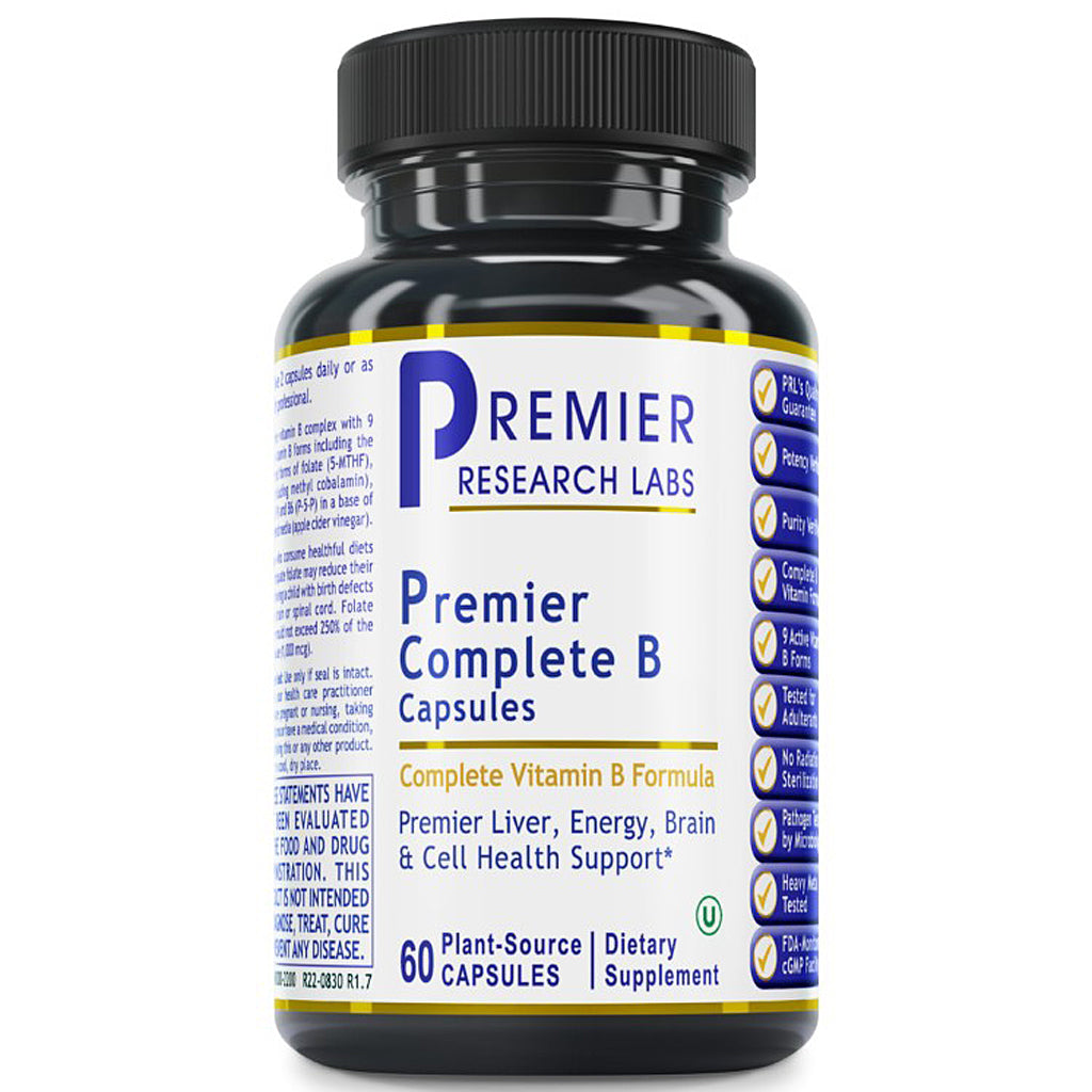 Premier Research Labs Complete B Capsules, Premier 60 plant source capsules