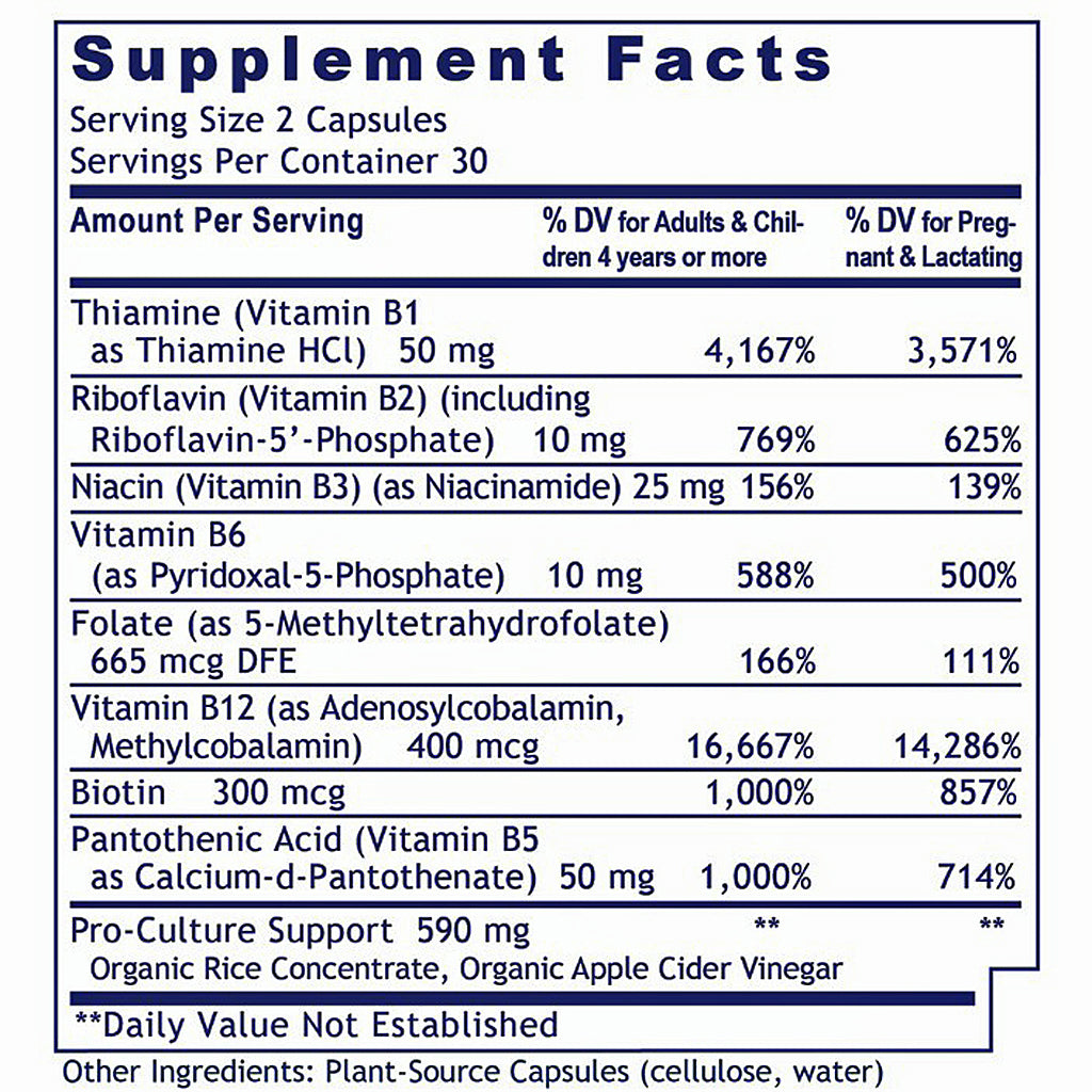 Premier Research Labs Complete B Capsules, Premier 60 plant source capsules