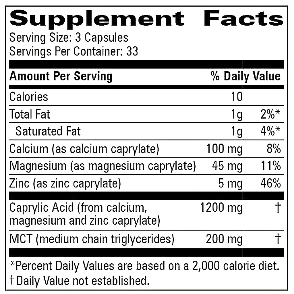 Progressive Labs Caprylate Complex 100c
