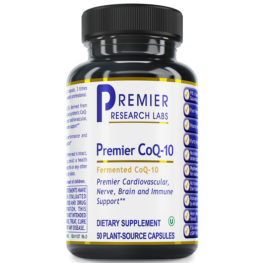 Premier Research Labs CoQ-10, Premier 50 plant based capsules