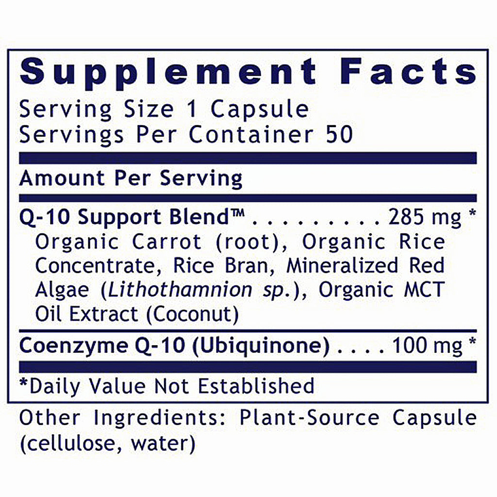Premier Research Labs CoQ-10, Premier 50 plant based capsules
