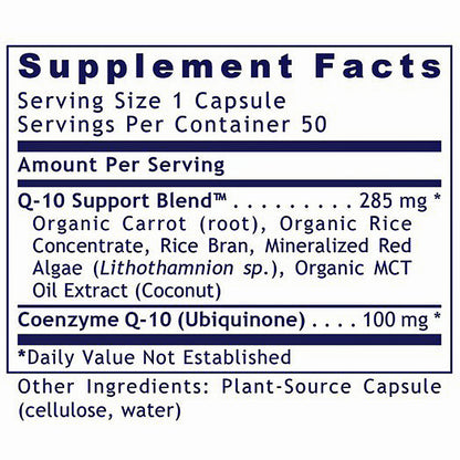 Premier Research Labs CoQ-10, Premier 50 plant based capsules