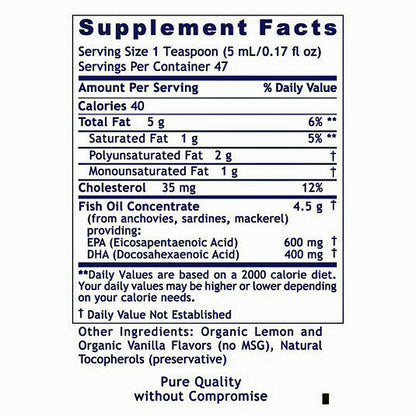 Premier Research Labs EPA/DHA Marine Liquid (Lemon) 8 oz