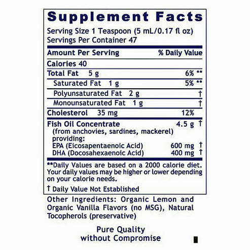 Premier Research Labs EPA/DHA Marine Liquid (Lemon) 8 oz
