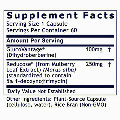 Premier Research Labs Glucose Manager, Premier 60 plant based caps