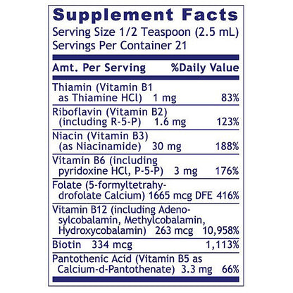 Supplement facts label for a vitamin and mineral supplement with detailed nutritional information.