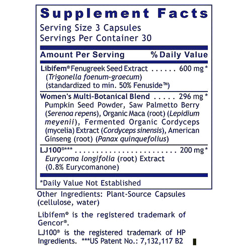 Premier Research Labs Radiant Woman 90 plant source capsules
