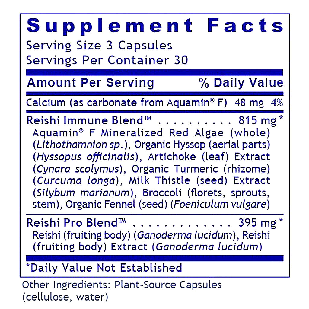 Premier Research Labs Reishi Immune 90 plant-source caps