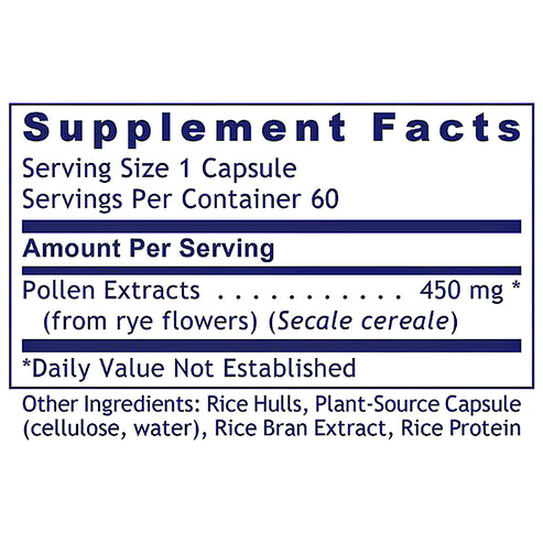 Premier Research Labs UltraPollen 45 plant source capsules