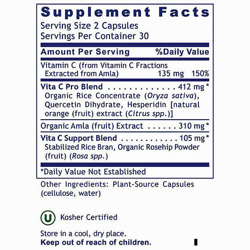 Premier Research Labs Vitamin C, Premier Plant 60 plant source capsules