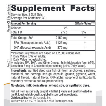 Nordic Naturals ProOmega 2000 60sg